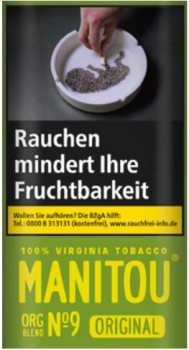 Manitou Organic Green No9 Zigarettentabak